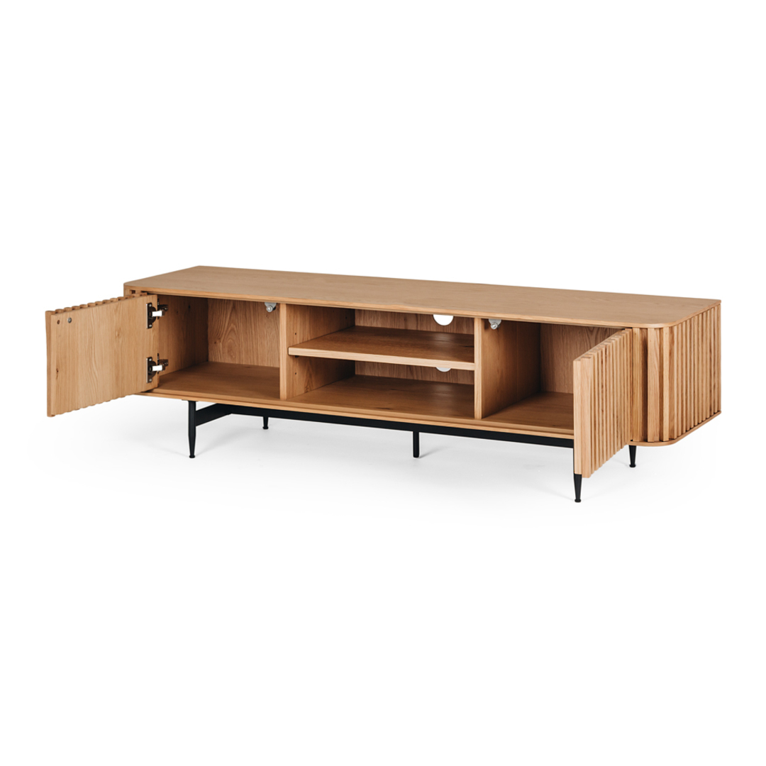 Linea TV Stand - All natural image 2